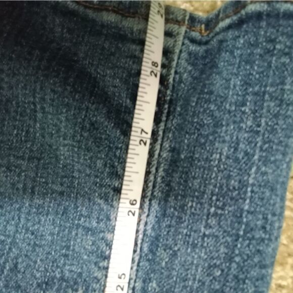 Tommy Hilfiger 14R Full Length Blue Denim Zipper Pockets Women's Jeans - Picture 8 of 11